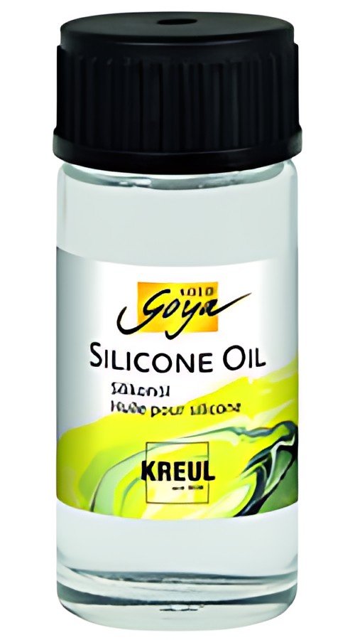 KREUL SOLO Goya Huile de silicone, flacon en verre 20 ml