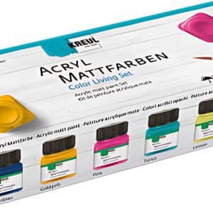 KREUL Peinture acrylique mate, kit Color Living