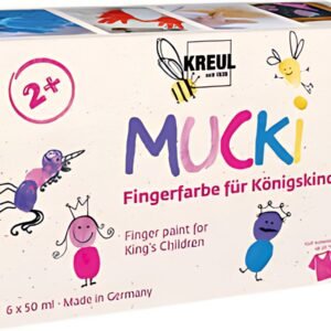 KREUL Gouache aux doigts "MUCKI" pour enfants du roi