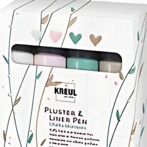 KREUL Pluster & Liner Pen, set de 4 Chalky Moments