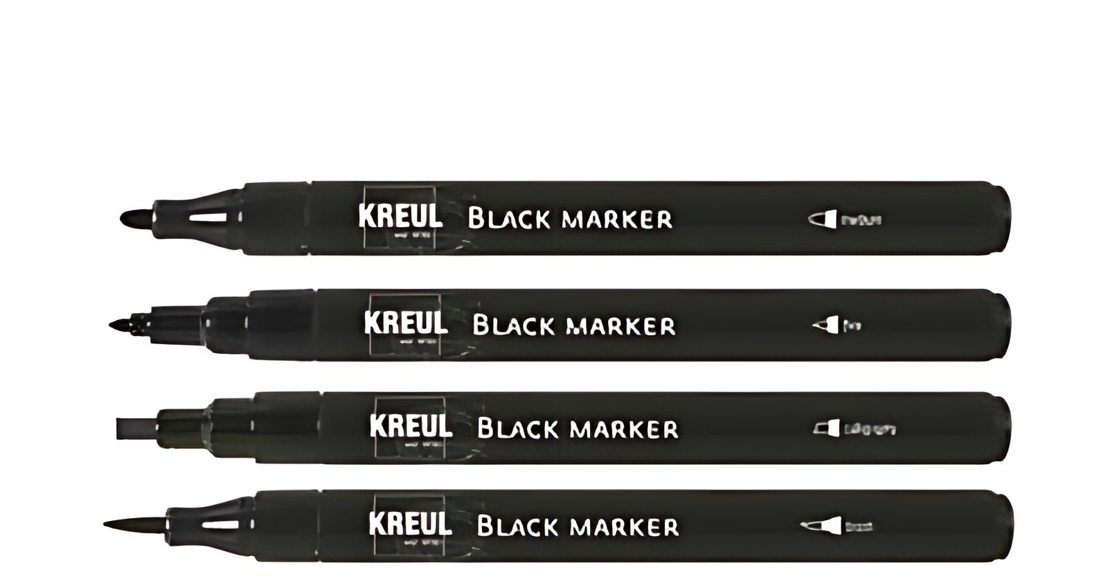 KREUL Black Marker, medium, noir