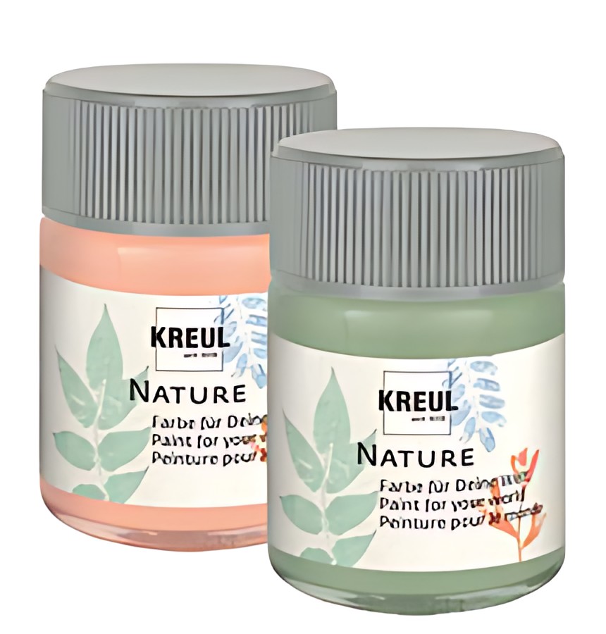 KREUL Peinture créative Nature, 50 ml, fleur d'hibiscus
