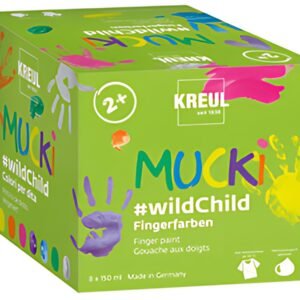 KREUL Gouache aux doigts "MUCKI", set Premium #wildChild