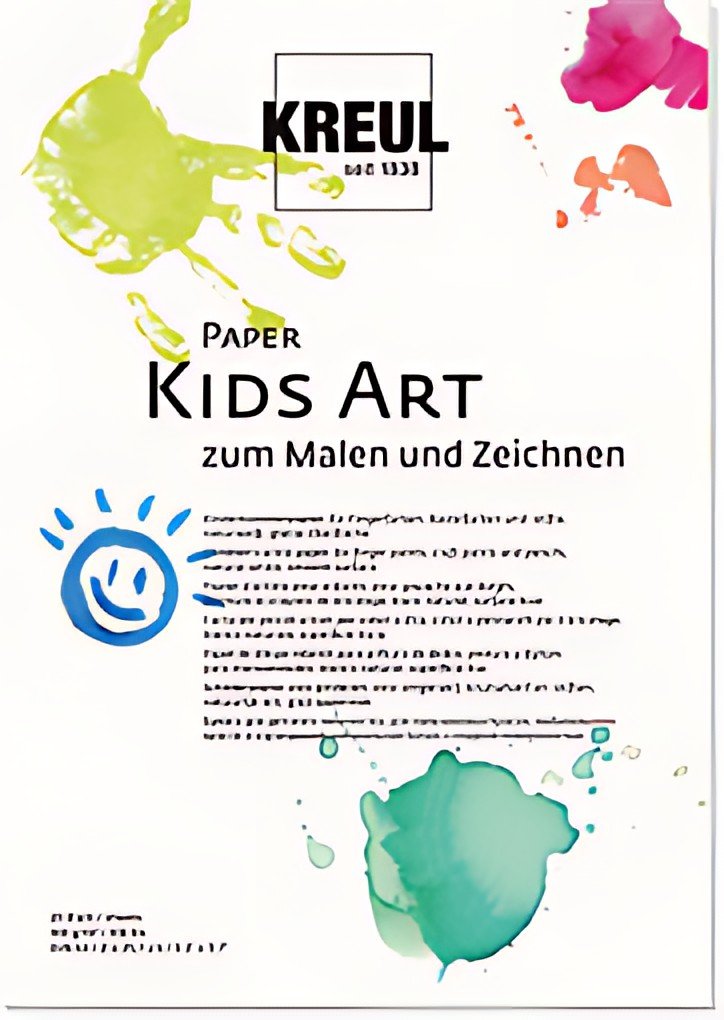 KREUL Papier d'artiste pour enfants "Paper Kids Art", A4
