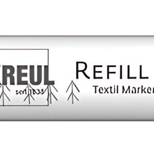 KREUL Recharge pour feutre textile Opak, 25 ml, blanc
