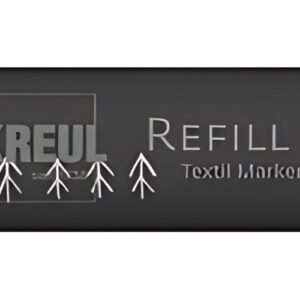KREUL Recharge pour feutre textile Opak, 25 ml, noir