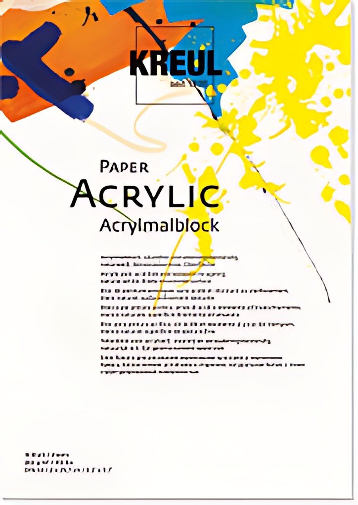 KREUL Bloc pour artiste "Paper Acrylic", 10 feuilles, A3