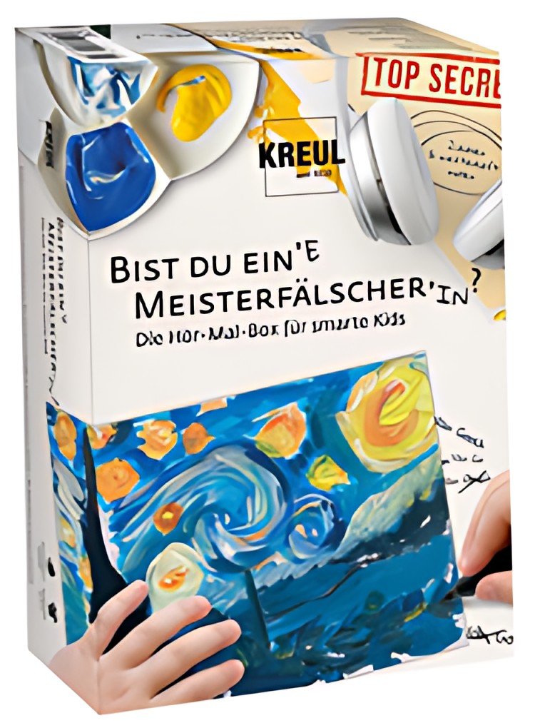 KREUL Kit créatif "Boîte du maître faussaire Nuit étoilée"