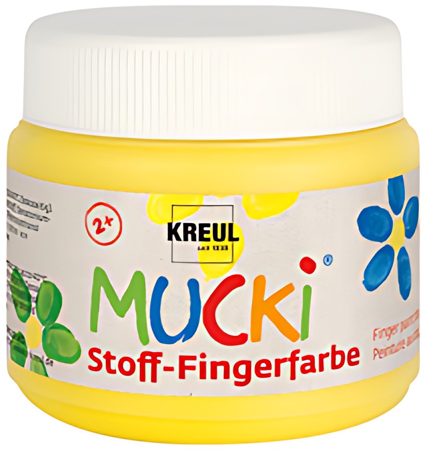 KREUL Gouache aux doigts textile "MUCKI", 150 ml, rose