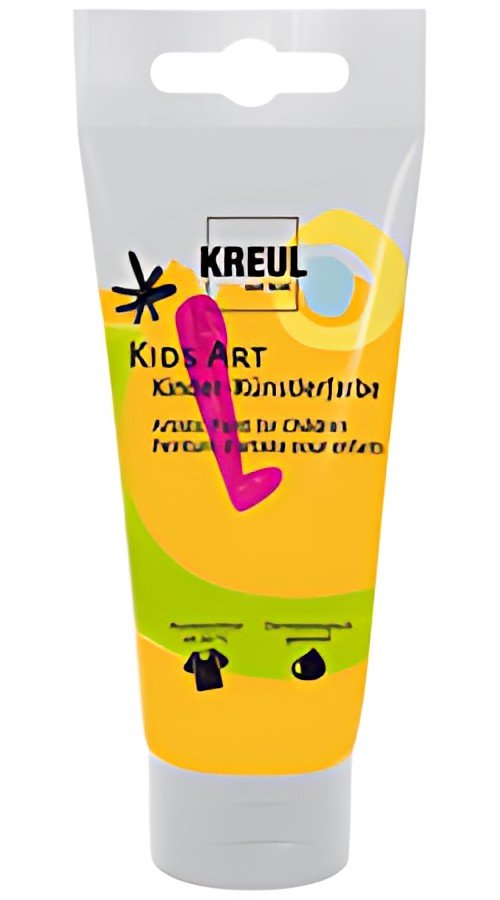 KREUL Kids Art Peinture d'artiste pour enfants, 75 ml, jaune