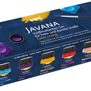 KREUL Peinture pour textiles JAVANA, Color Living Set