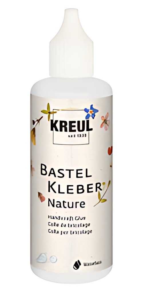 KREUL Colle de bricolage Nature, en tube plastique, 80 ml