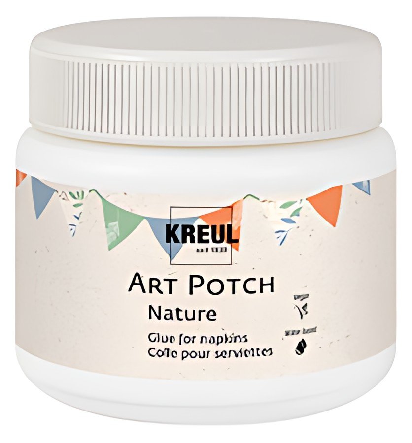 KREUL Colle & vernis pour serviettes ART POTCH Nature 150 ml