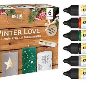 KREUL Candle Pen "Winter Love", set de 6