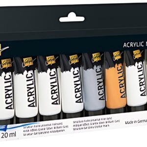 KREUL Acrylique SOLO Goya Medium, 20 ml, set de 8