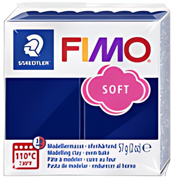 FIMO Pâte à modeler SOFT, à cuire, 57 g, bleu windsor