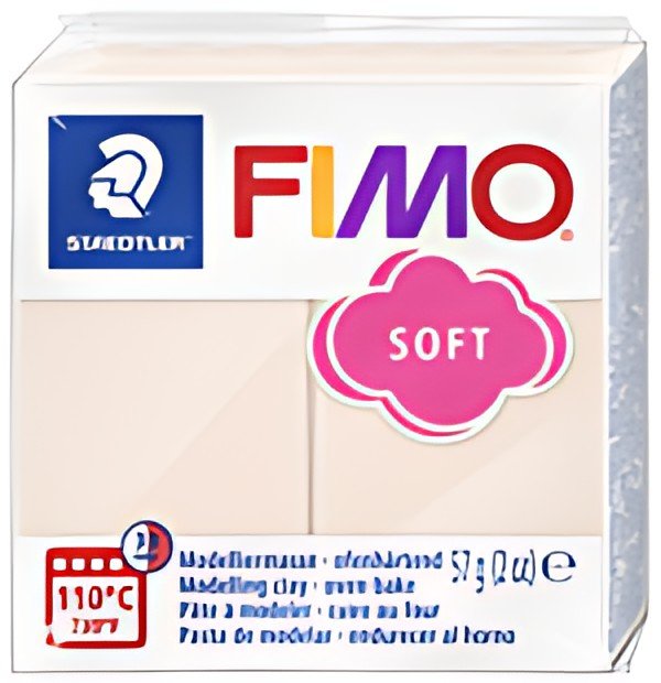 FIMO Pâte à modeler SOFT, à cuire, 57 g, couleur de peau