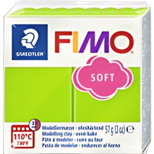 FIMO Pâte à modeler SOFT, à cuire, 57 g, vert pomme