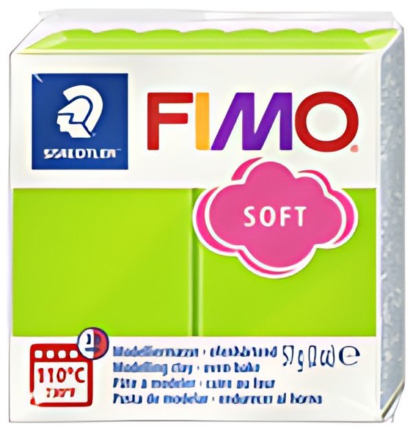 FIMO Pâte à modeler SOFT, à cuire, 57 g, vert pomme
