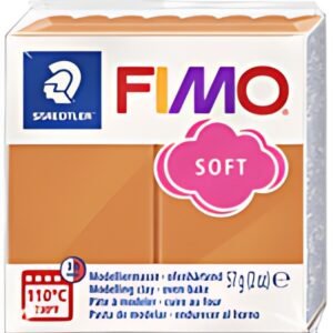 FIMO pâte à modeler SOFT, à cuire, 57 g, cognac