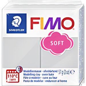 FIMO Pâte à modeler SOFT, à cuire, 57 g, gris dauphin