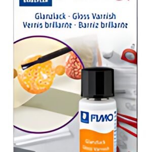 FIMO Vernis brillant, dans un flacon de 10 ml, pinceau dans