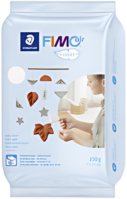 FIMO air LIGHT Pâte à modeler, durcit à l'air, 125 g, blanc