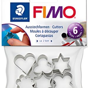 FIMO Moules à découper pour pâte à modeler, en métal, 6