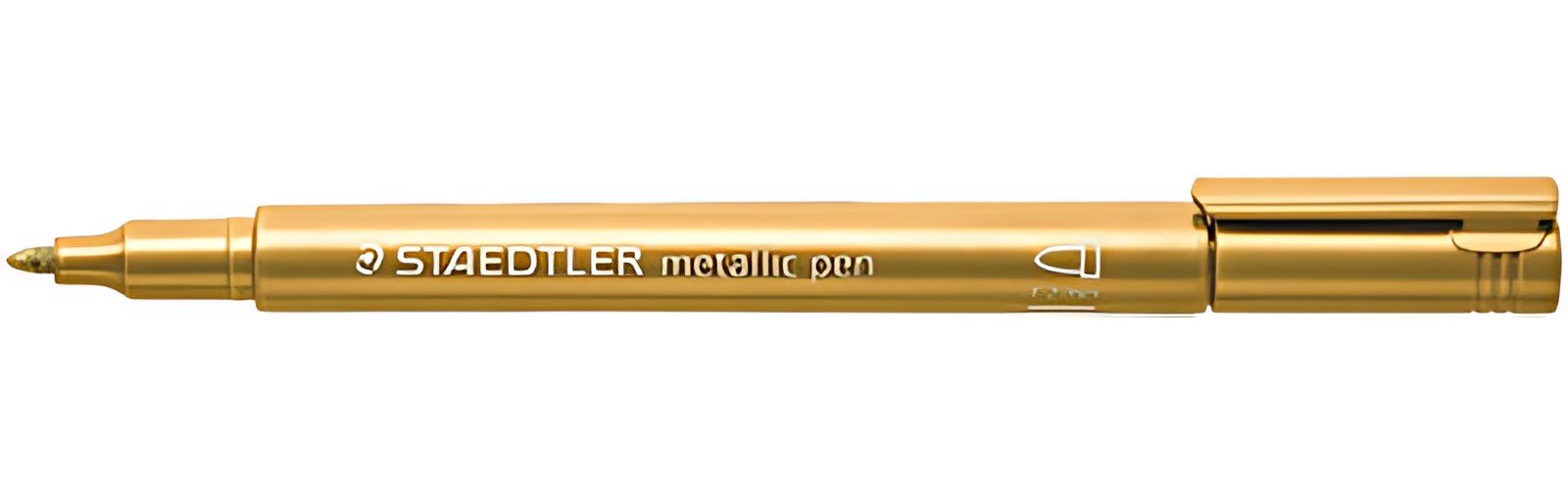 STAEDTLER Marqueur permanent métallisé, pointe ogive, or
