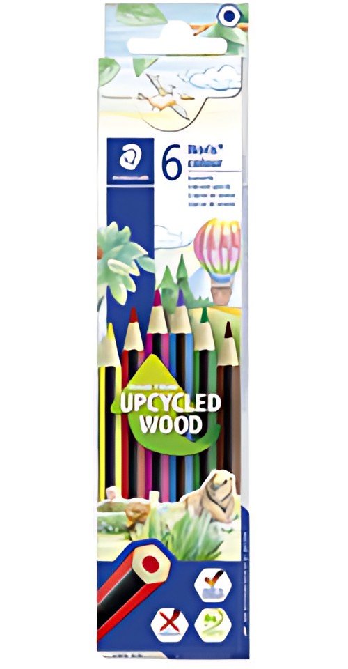 STAEDTLER Crayon de couleur Noris Colour, étui carton de 6