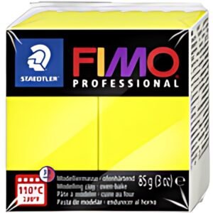 FIMO PROFESSIONAL Pâte à modeler, 85 g, jaune citron