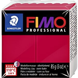 FIMO PROFESSIONAL Pâte à modeler, à cuire au four, carmin