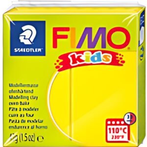 FIMO kids Pâte à modeler, à cuire au four, 42 g, jaune