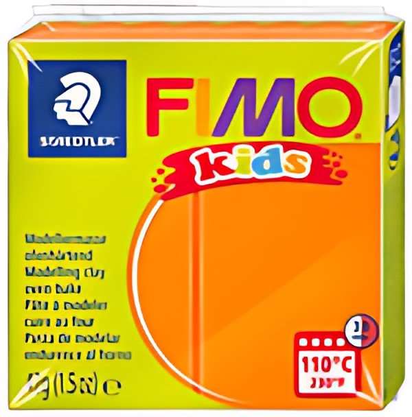 FIMO kids Pâte à modeler, à cuire au four, 42 g, orange