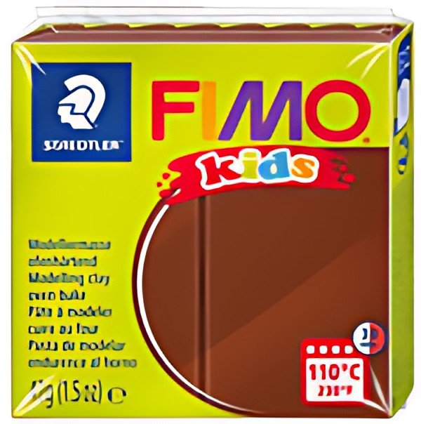FIMO kids Pâte à modeler, à cuire au four, 42 g, marron