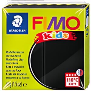 FIMO kids Pâte à modeler, à cuire au four, 42 g, noir