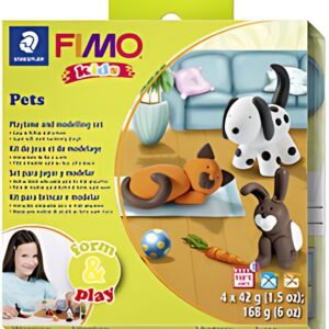 FIMO kids Kit de modelage Form & Play "Pet", niveau 1