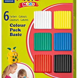 FIMO kids Kit pâte à modeler Colour Pack "basic", set de 6