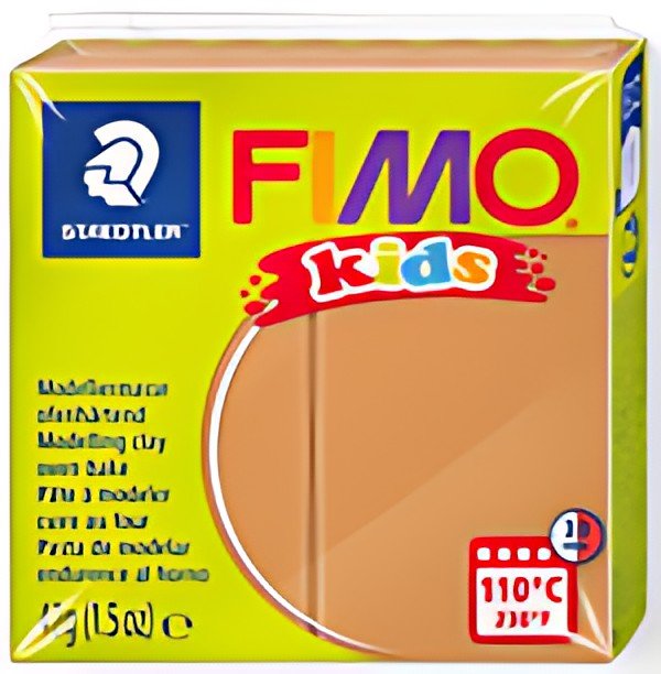 FIMO kids Pâte à modeler, à cuire au four, marron claire, 42