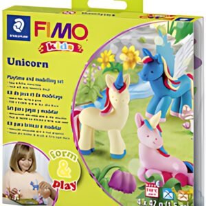 FIMO kids Kit de modelage Form & Play "Unicorn", niveau 2