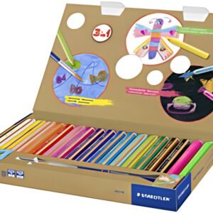 STAEDTLER Crayon de couleur hexagonal Noris junior, étui