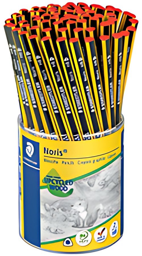 STAEDTLER Crayon graphite Noris, degré dureté: HB, pot de 72