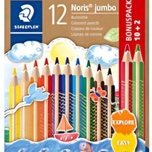 STAEDTLER Crayon de couleur Noris jumbo, étui 10+2