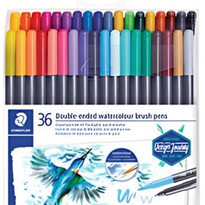 STAEDTLER Feutre double pointe Design Journey, étui de 36
