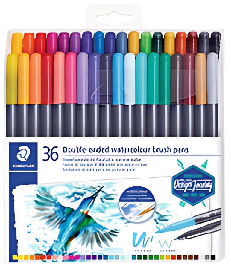 STAEDTLER Feutre double pointe Design Journey, étui de 36