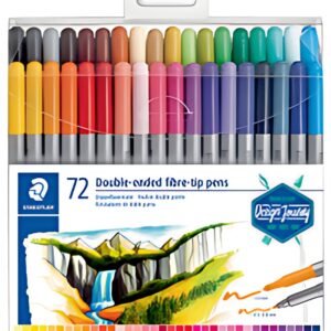 STAEDTLER Feutre double pointe Design Journey, étui de 72