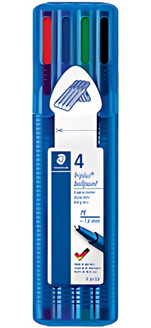 STAEDTLER Stylo à bille triplus ball 437 M, étui de 4