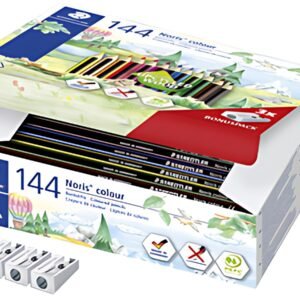 STAEDTLER Crayon de couleur Noris Colour,boîte carton de 144