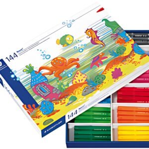 STAEDTLER Feutre de coloriage Noris jumbo, boîte de 144