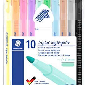 STAEDTLER Surligneur "triplus highlighter", étui de 10